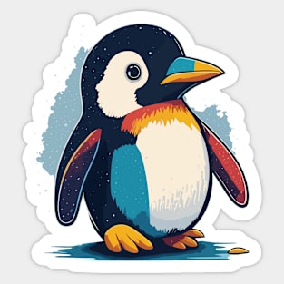 Penguin Portrait Sticker